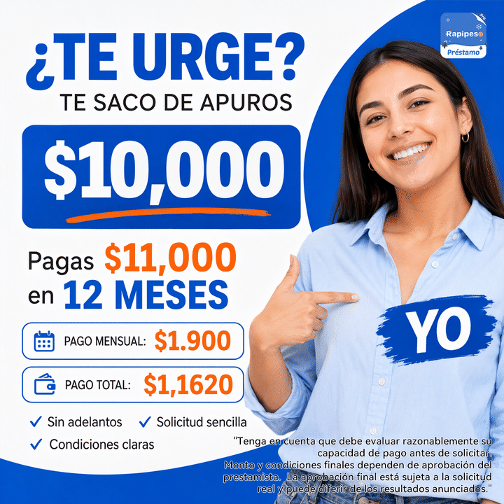 Promociones de préstamo Rapipeso